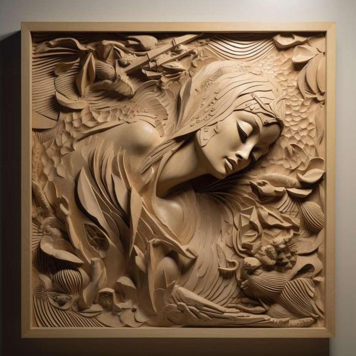 نموذج ثلاثي الأبعاد لآلة CNC 3D Art 